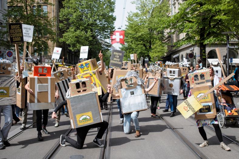 Robots for a Basic Income