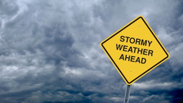 stormy weather ahead